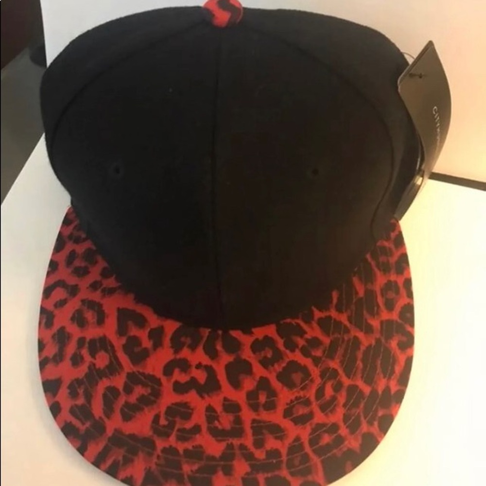Red and black designed SnapBack